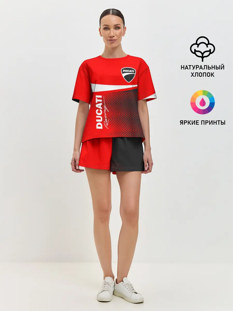 Женская пижама с шортами / DUCATI / ДУКАТИ / MOTOSPORT