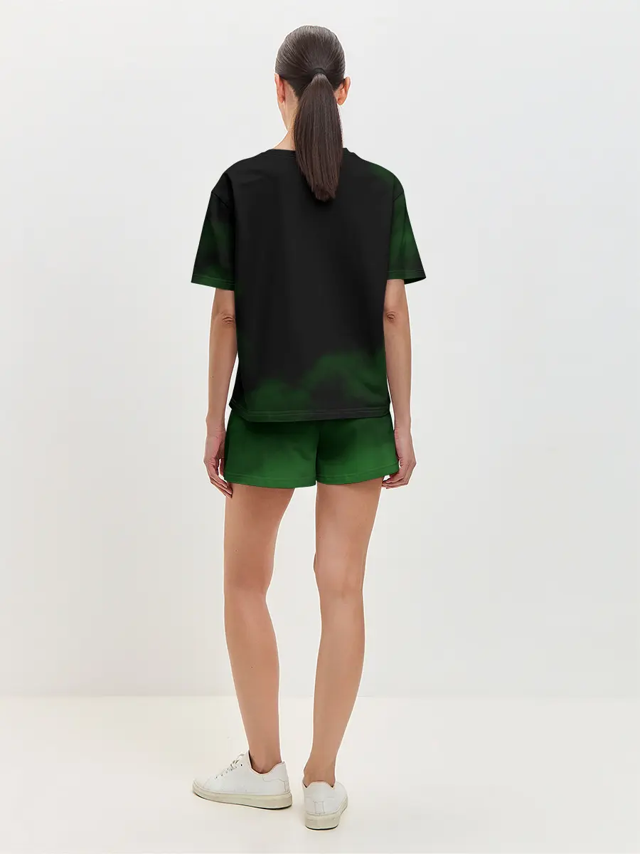 Женская пижама с шортами / Огненный Ророноа Зоро | One Piece