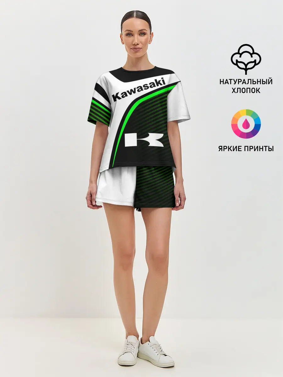 Женская пижама с шортами / KAWASAKI / КАВАСАКИ / SPORT