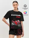 Женская пижама с шортами / KAWASAKI NINJA / КАВАСАКИ