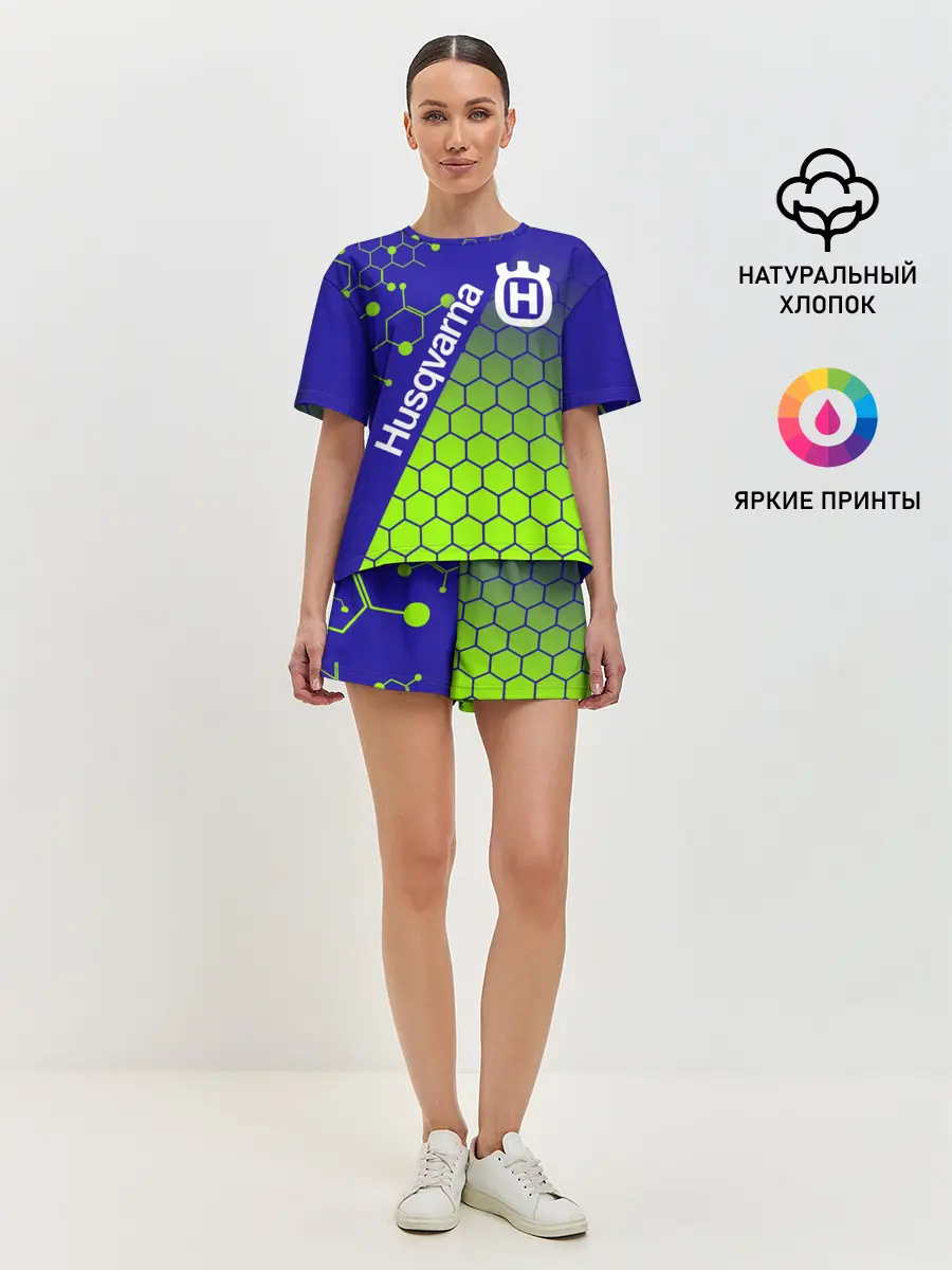 Женская пижама с шортами / HUSQVARNA / ХУСКВАРНА / SPORT