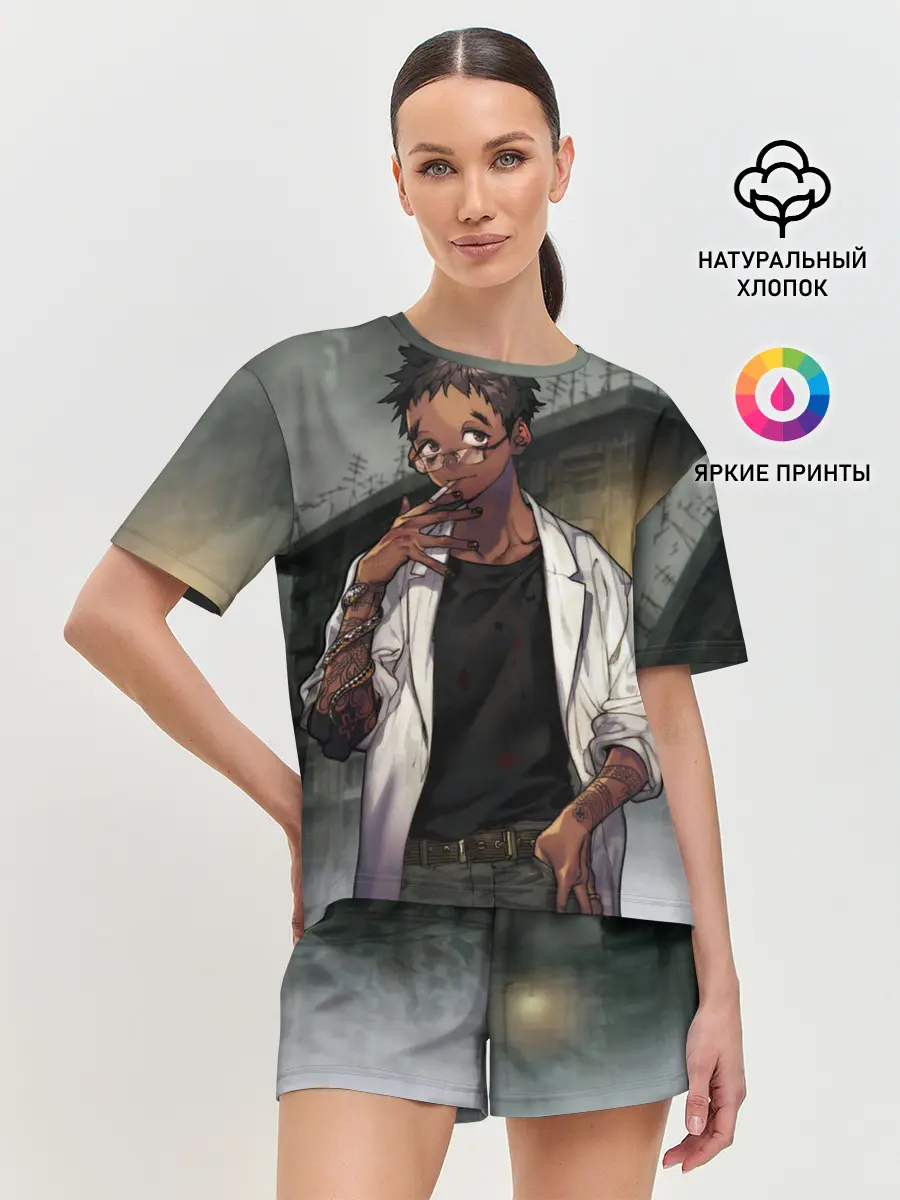 Женская пижама с шортами / Kasukabe