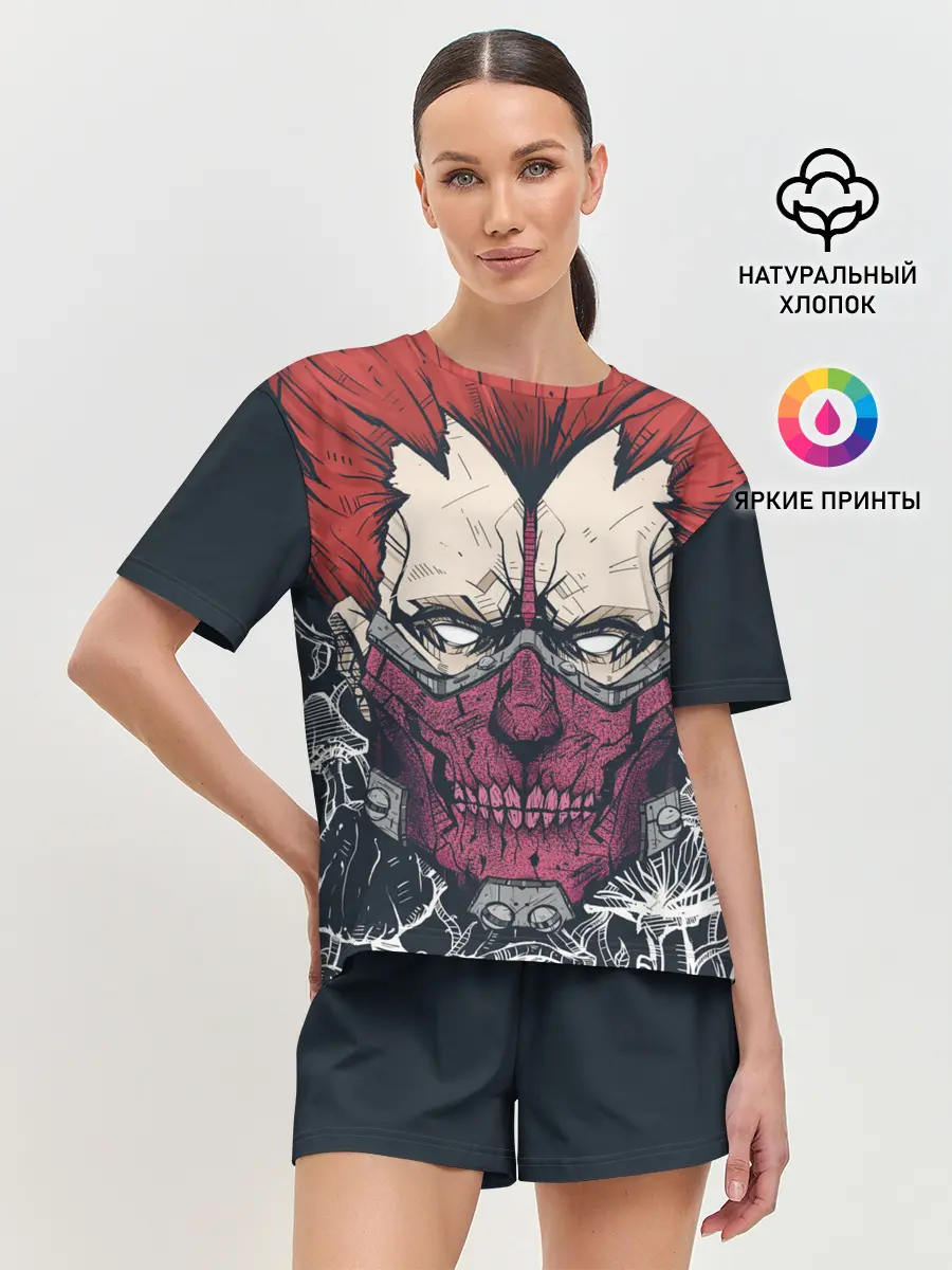 Женская пижама с шортами / En