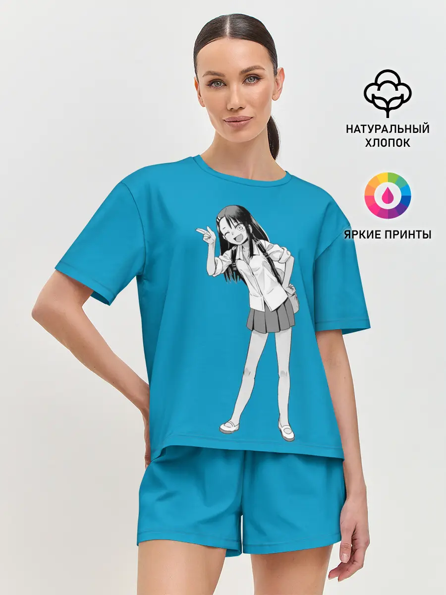 Женская пижама с шортами / Nagatoro Posing