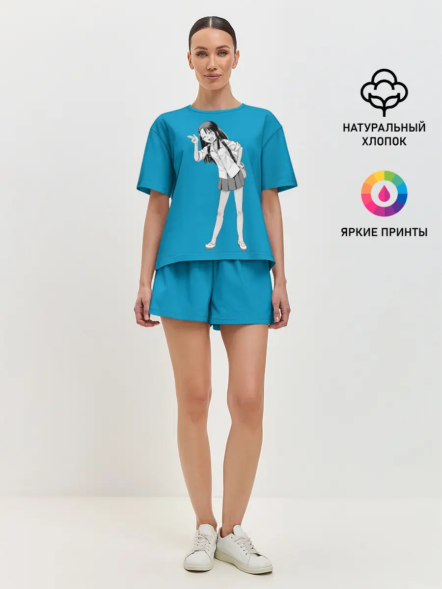 Женская пижама с шортами / Nagatoro Posing