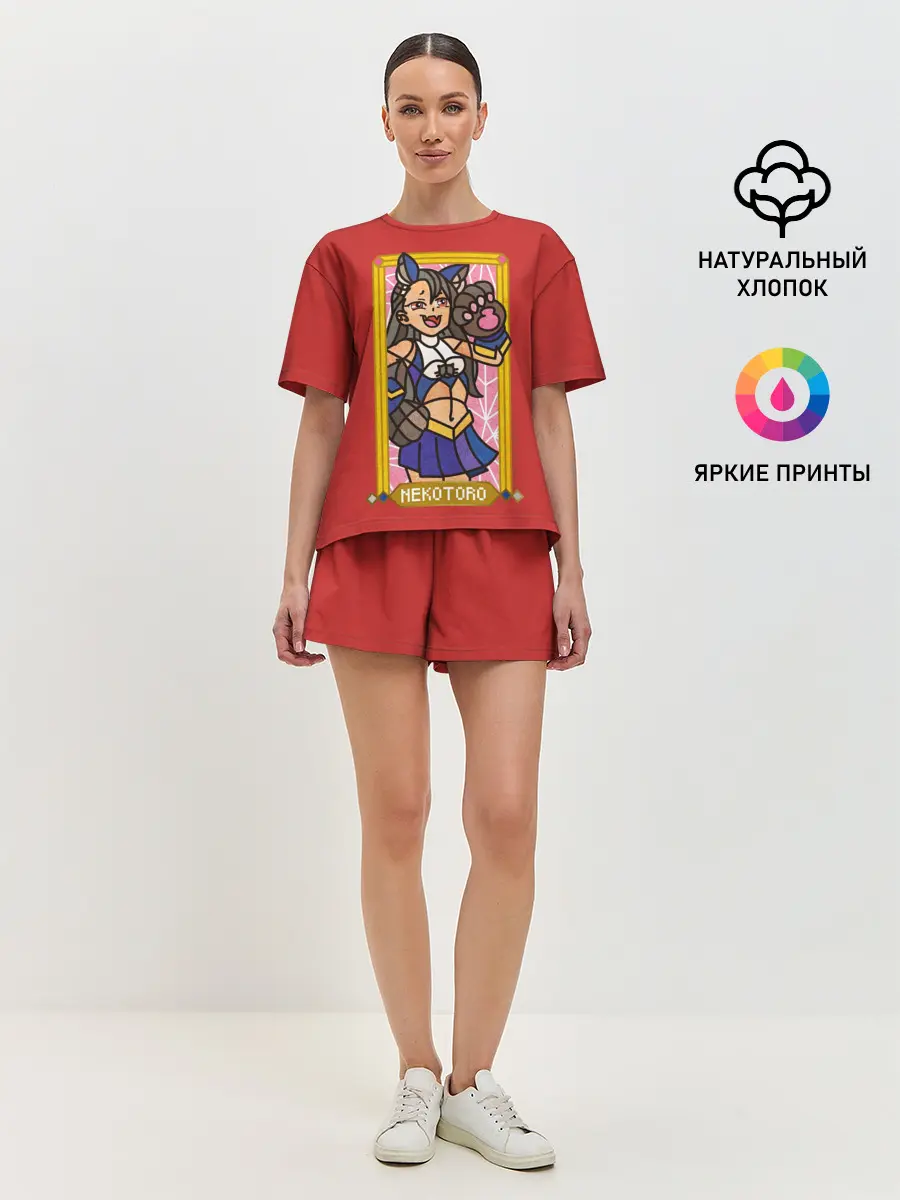 Женская пижама с шортами / Некоторо. Мозаика