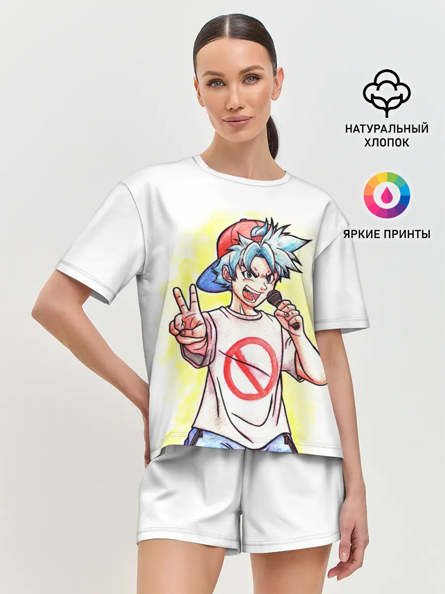 Женская пижама с шортами / Friday Night Funkin Boyfriend