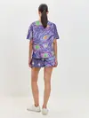 Женская пижама с шортами / Галактика