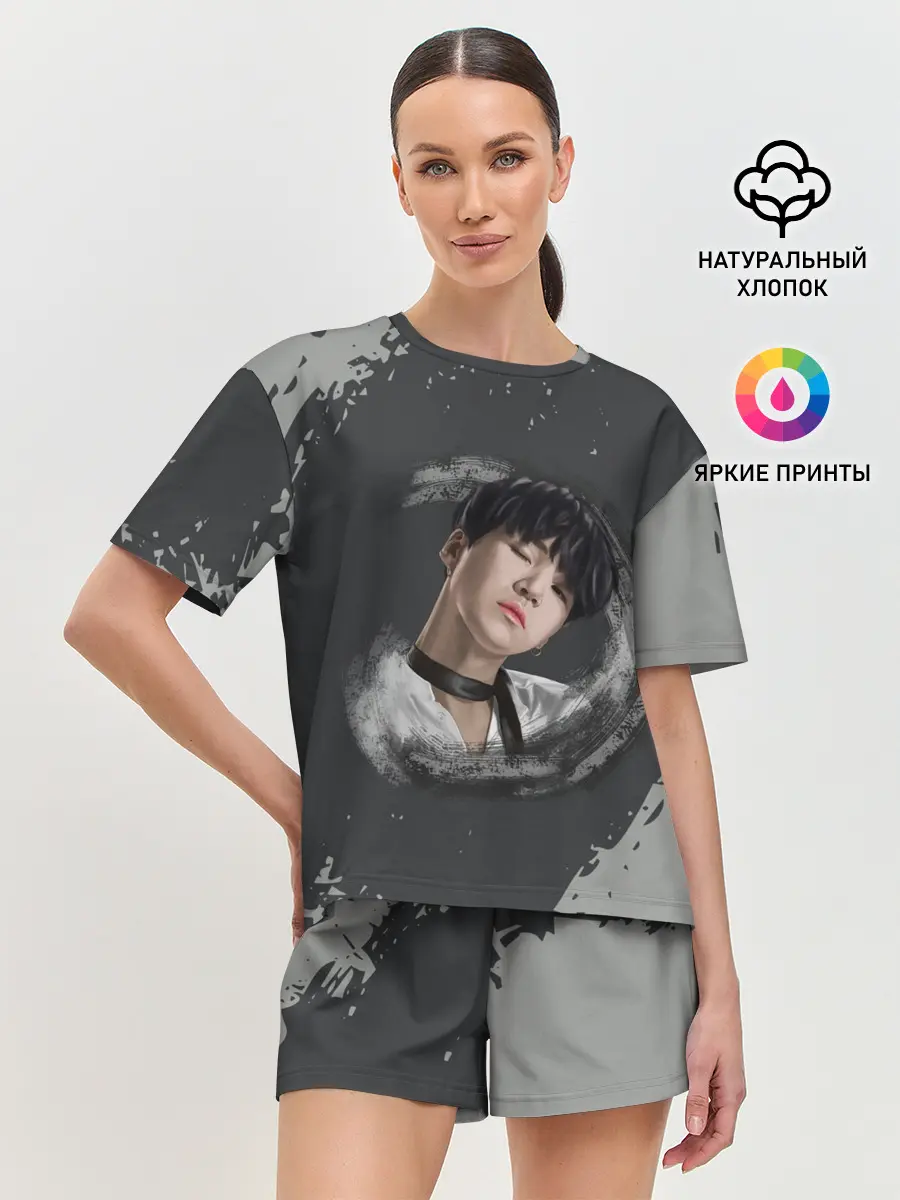 Женская пижама с шортами / BTS | БТС