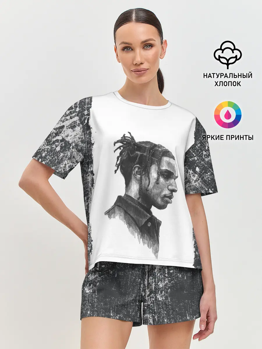 Женская пижама с шортами / ASAP ROCKY | АСАП