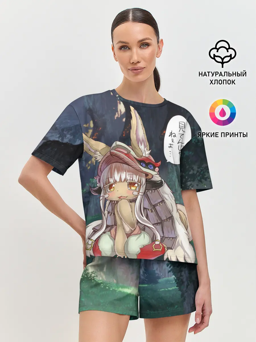 Женская пижама с шортами / Nanachi
