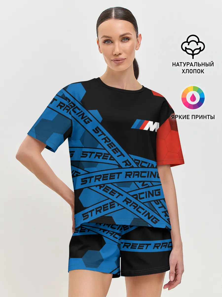 Женская пижама с шортами / BMW - Racing