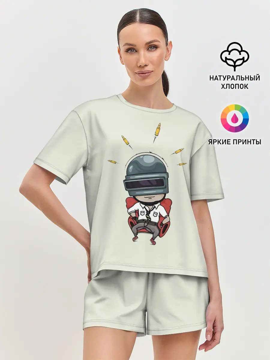 Женская пижама с шортами / Pubg Boss