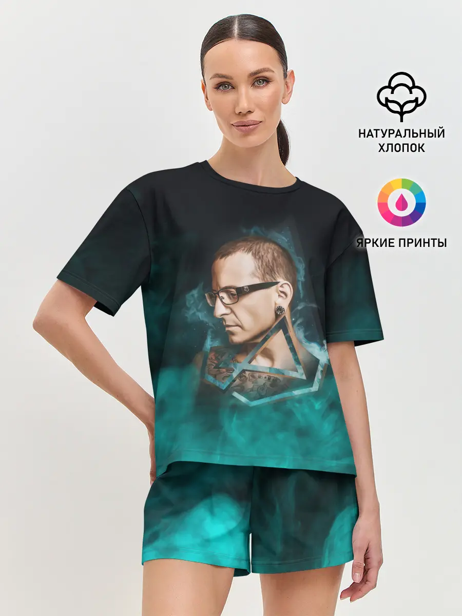 Женская пижама с шортами / CHESTER | LINKIN PARK | ЛИНКИН ПАРК