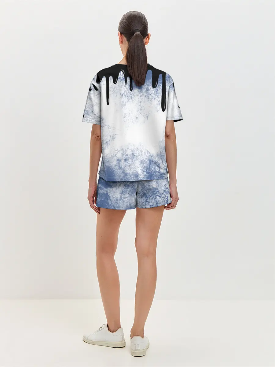 Женская пижама с шортами / BILLIE EILISH | БИЛЛИ АЙЛИШ