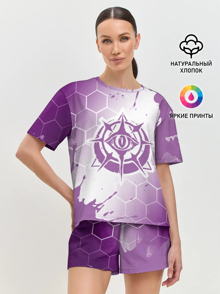 Женская пижама с шортами / New World - Ковенанты - Краска