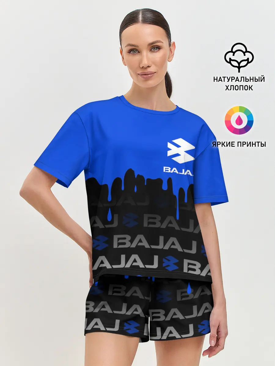 Женская пижама с шортами / BAJAJ / БАДЖАДЖ / SPORT
