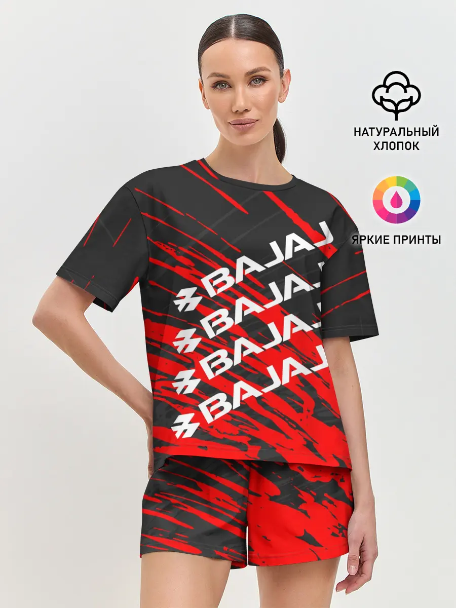 Женская пижама с шортами / BAJAJ / БАДЖАДЖ / MOTOSPORT