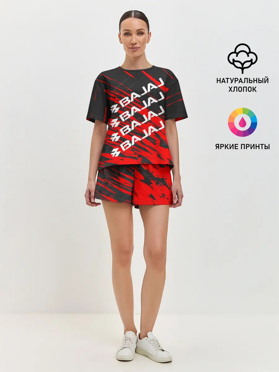 Женская пижама с шортами / BAJAJ / БАДЖАДЖ / MOTOSPORT