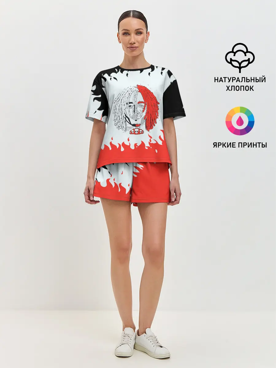 Женская пижама с шортами / LIL PUMP | ЛИЛ ПАМП