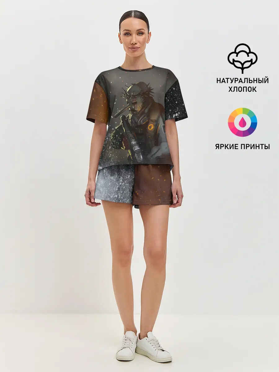 Женская пижама с шортами / CHRIS FEHN | SLIPKNOT | СЛИПКНОТ