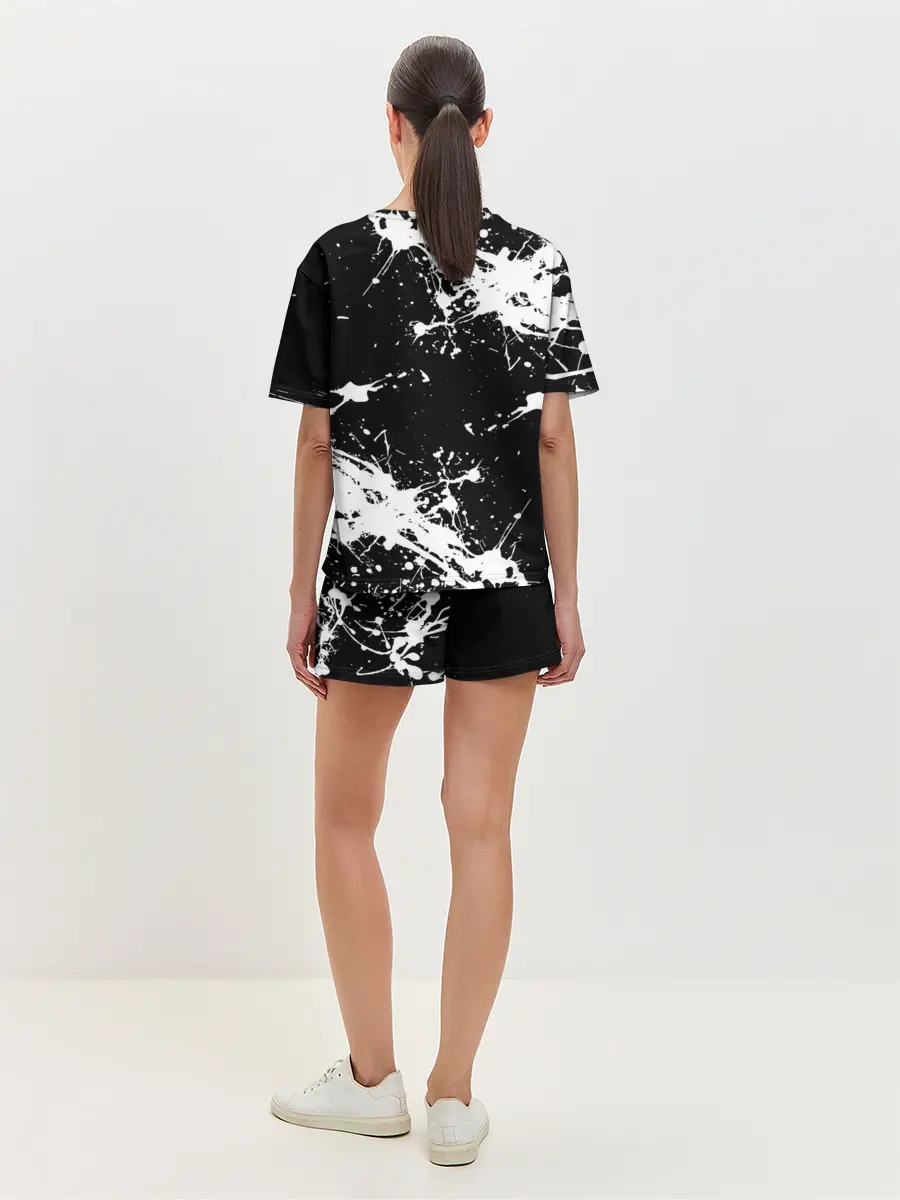 Женская пижама с шортами / Phasmophobia / краска