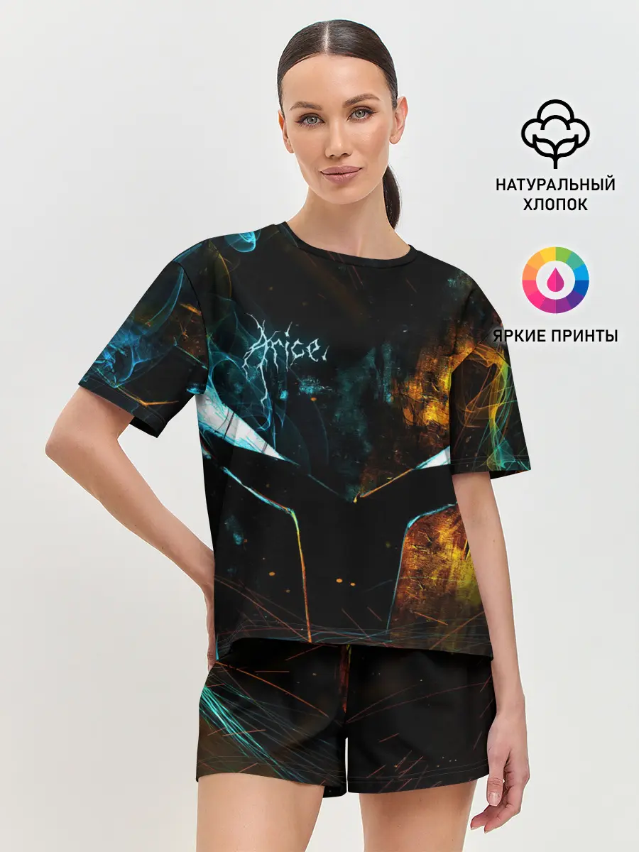 Женская пижама с шортами / Поднятие уровня в одиночку