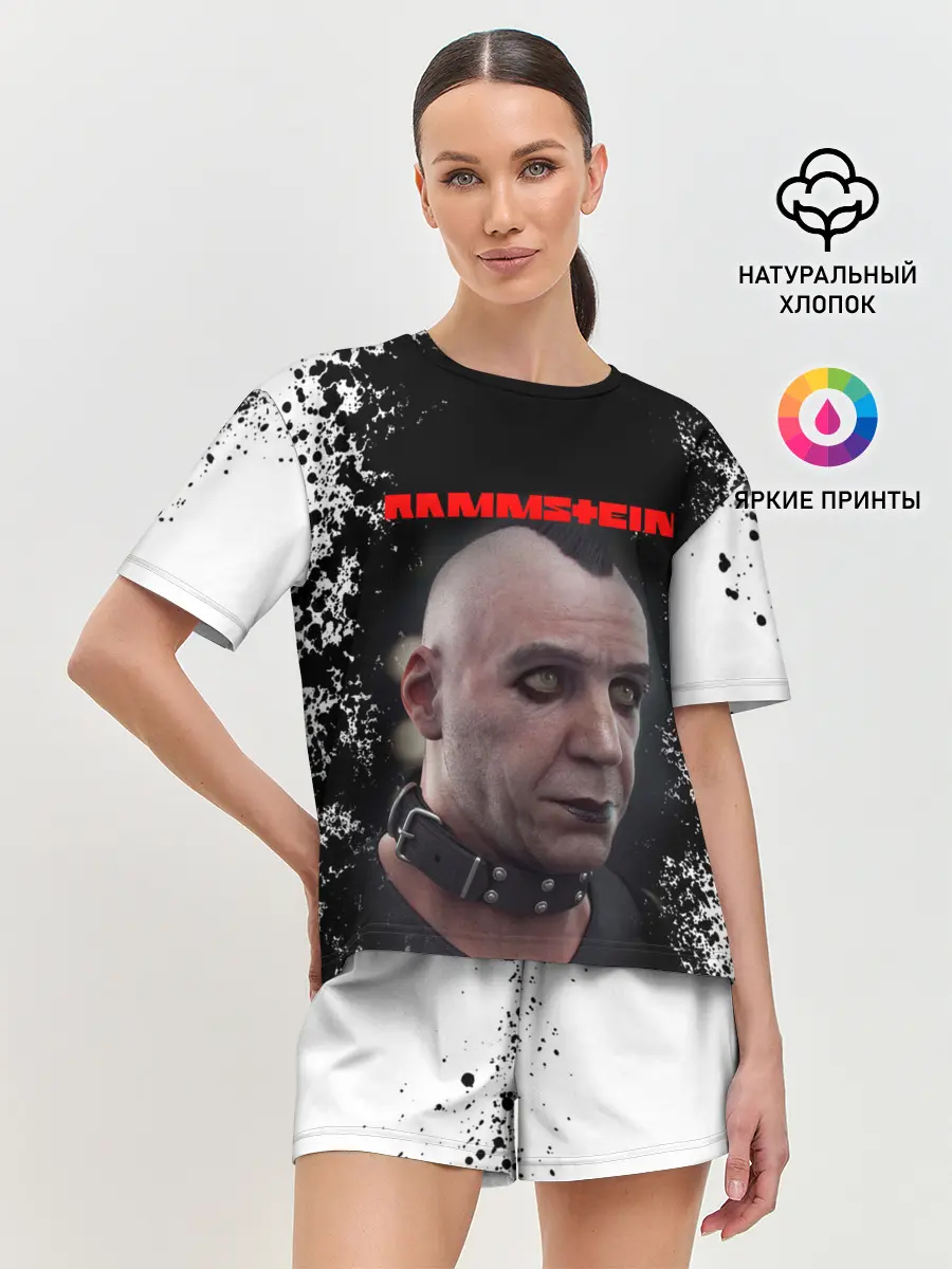 Женская пижама с шортами / RAMMSTEIN | РАМШТАЙН