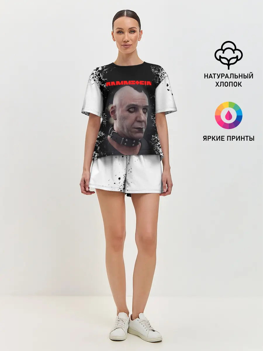 Женская пижама с шортами / RAMMSTEIN | РАМШТАЙН