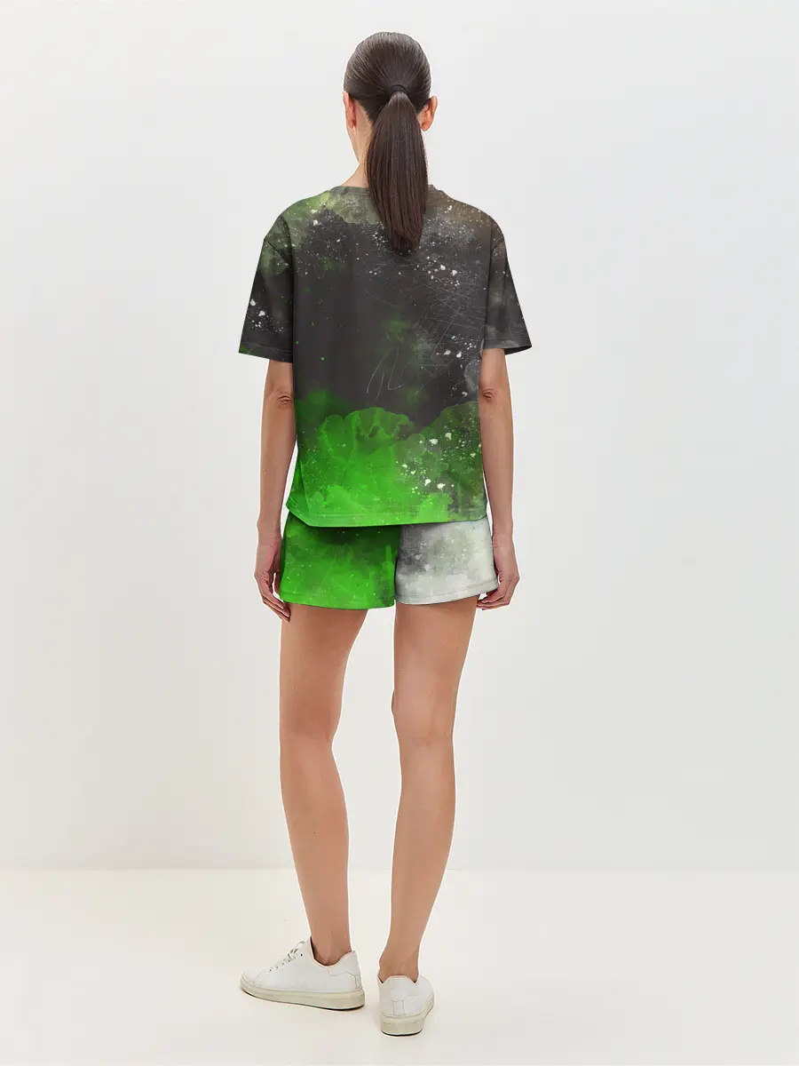 Женская пижама с шортами / BILLIE EILISH | БИЛЛИ АЙЛИШ