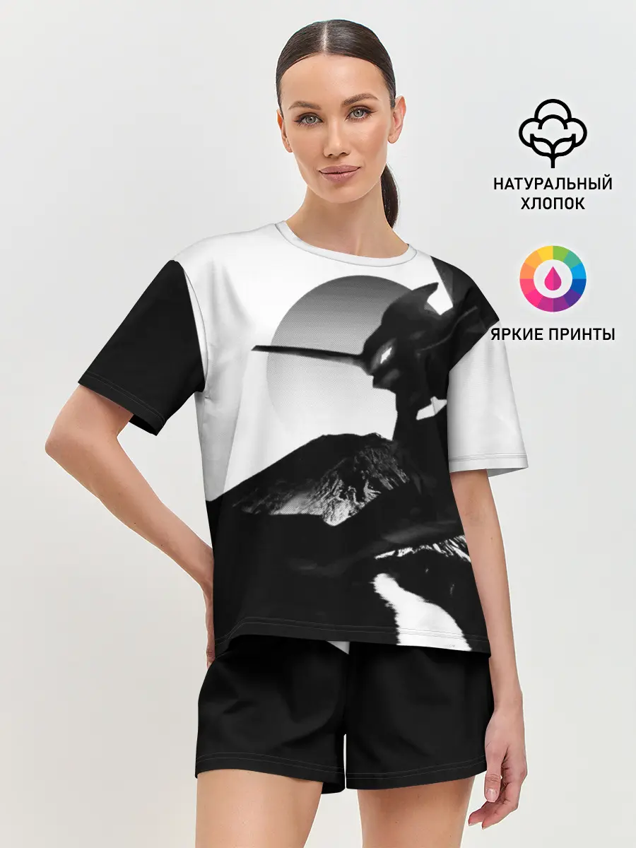 Женская пижама с шортами / ЗАКАТ ЕВАНГЕЛИОН