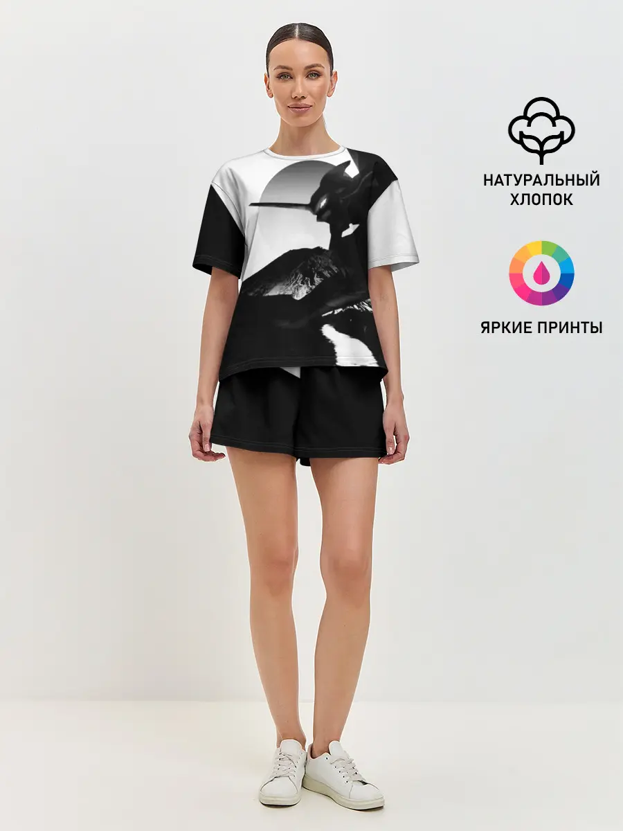 Женская пижама с шортами / ЗАКАТ ЕВАНГЕЛИОН