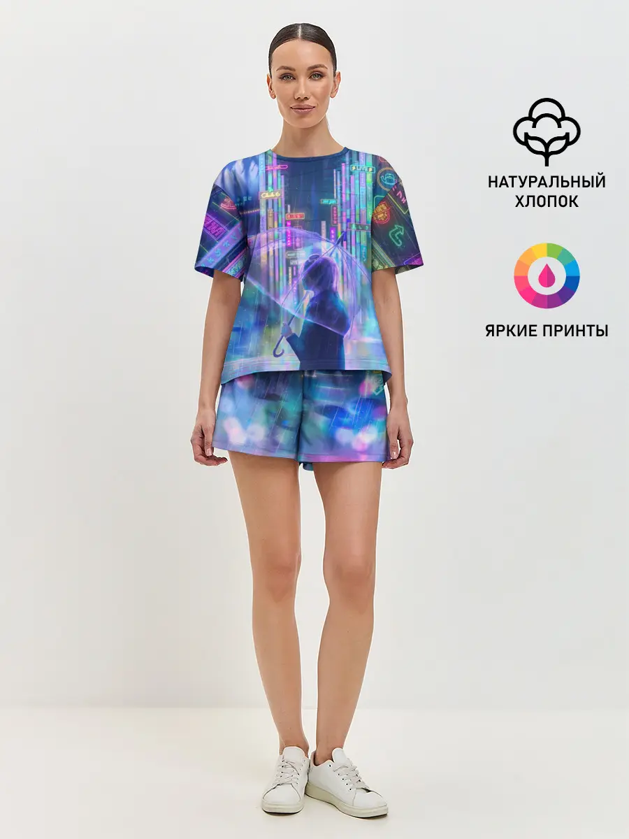 Женская пижама с шортами / ANIME NEON