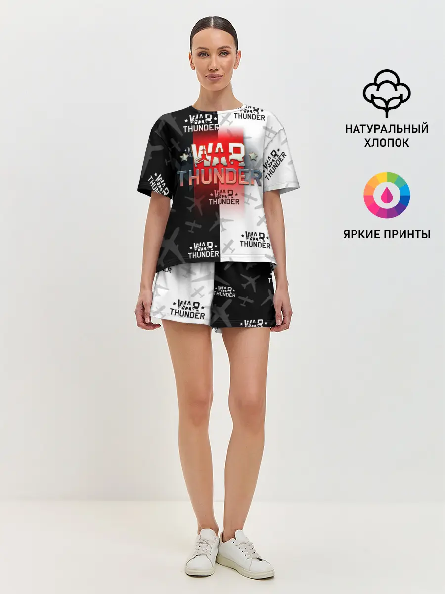 Женская пижама с шортами / WAR THUNDER / ВАР ТАНДЕР
