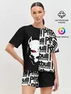 Женская пижама с шортами / PITBULL SYNDICATE / ПИТБУДЬ