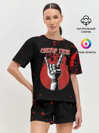 Женская пижама с шортами / Сектор Газа