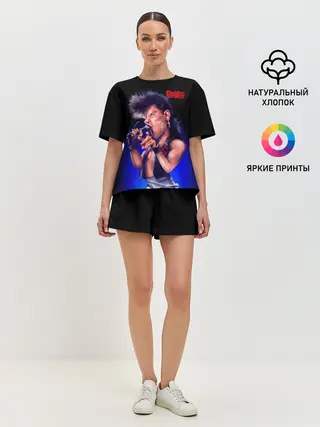 Женская пижама с шортами / Юра ХОЙ арт Сектор Газа