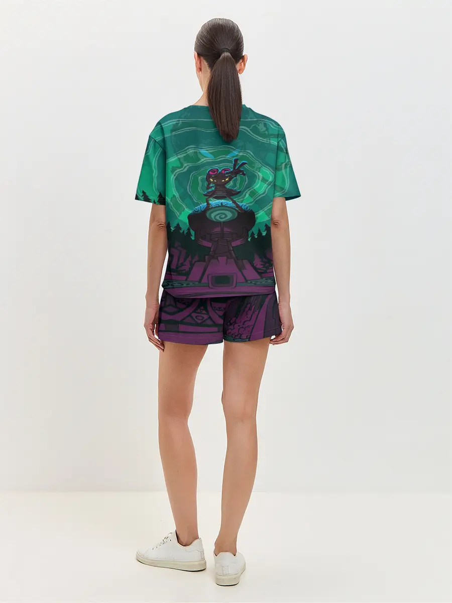 Женская пижама с шортами / PsychoNauts 2 Рас