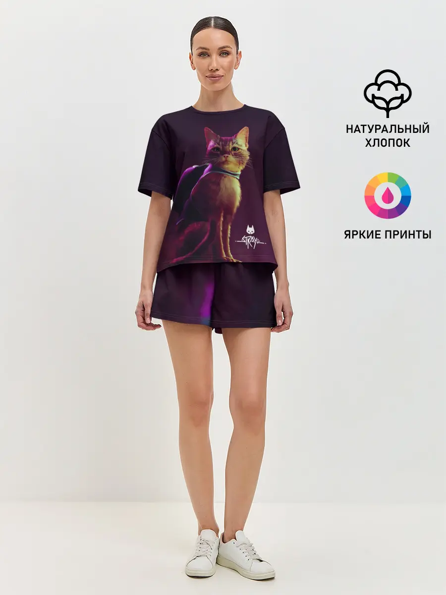Женская пижама с шортами / Stray Game 2021