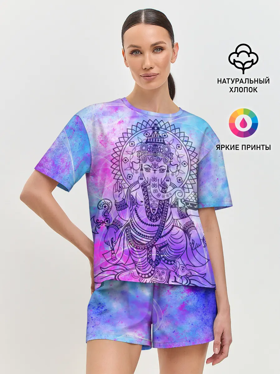 Женская пижама с шортами / Буддизм