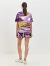 Женская пижама с шортами / Наслоение красок
