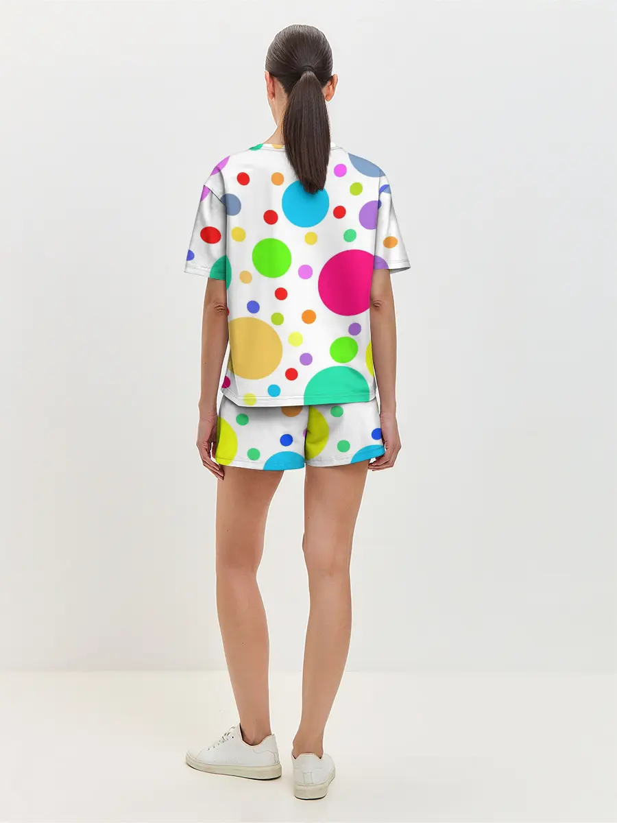 Женская пижама с шортами / Polka dot