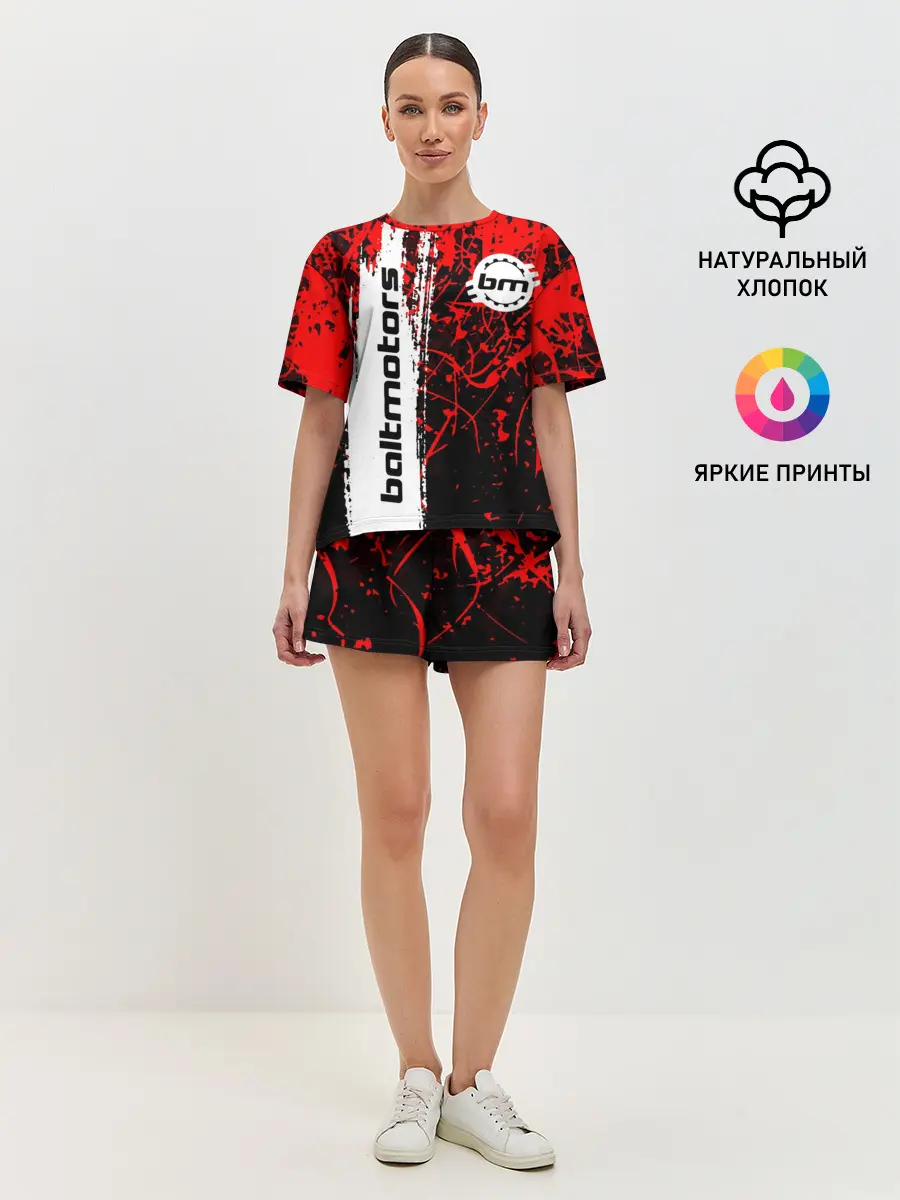 Женская пижама с шортами / BALTMOTORS / БАЛТМОТОРС