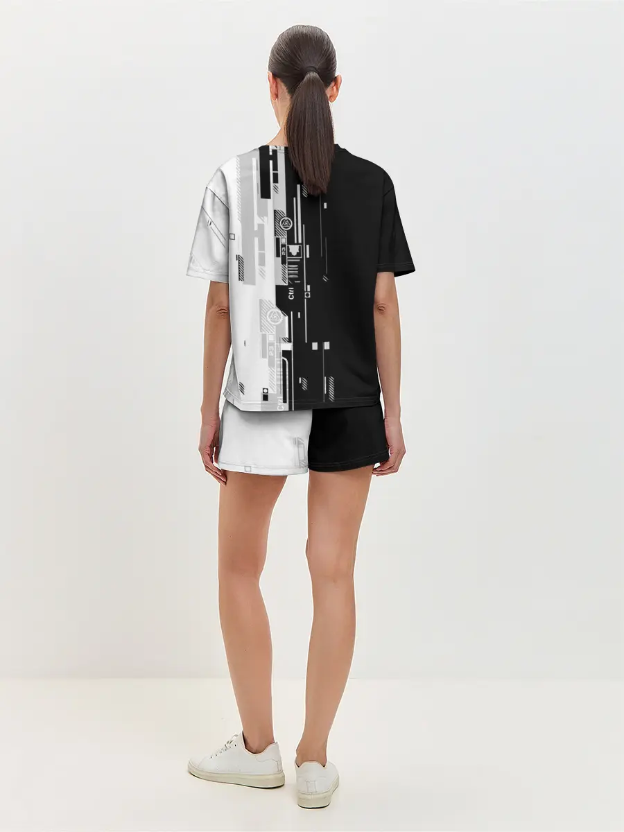 Женская пижама с шортами / BALTMOTORS / ТЕХНО