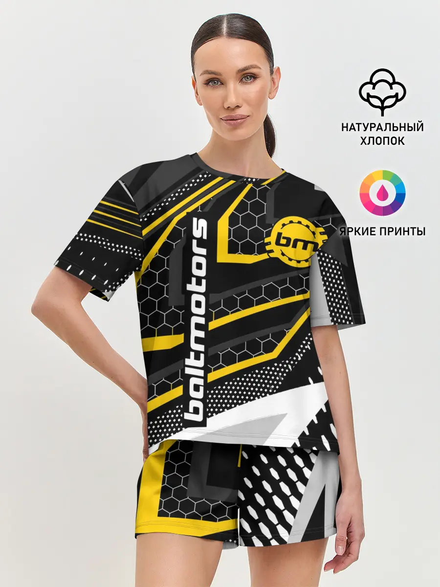 Женская пижама с шортами / BALTMOTORS / БАЛТМОТОРС