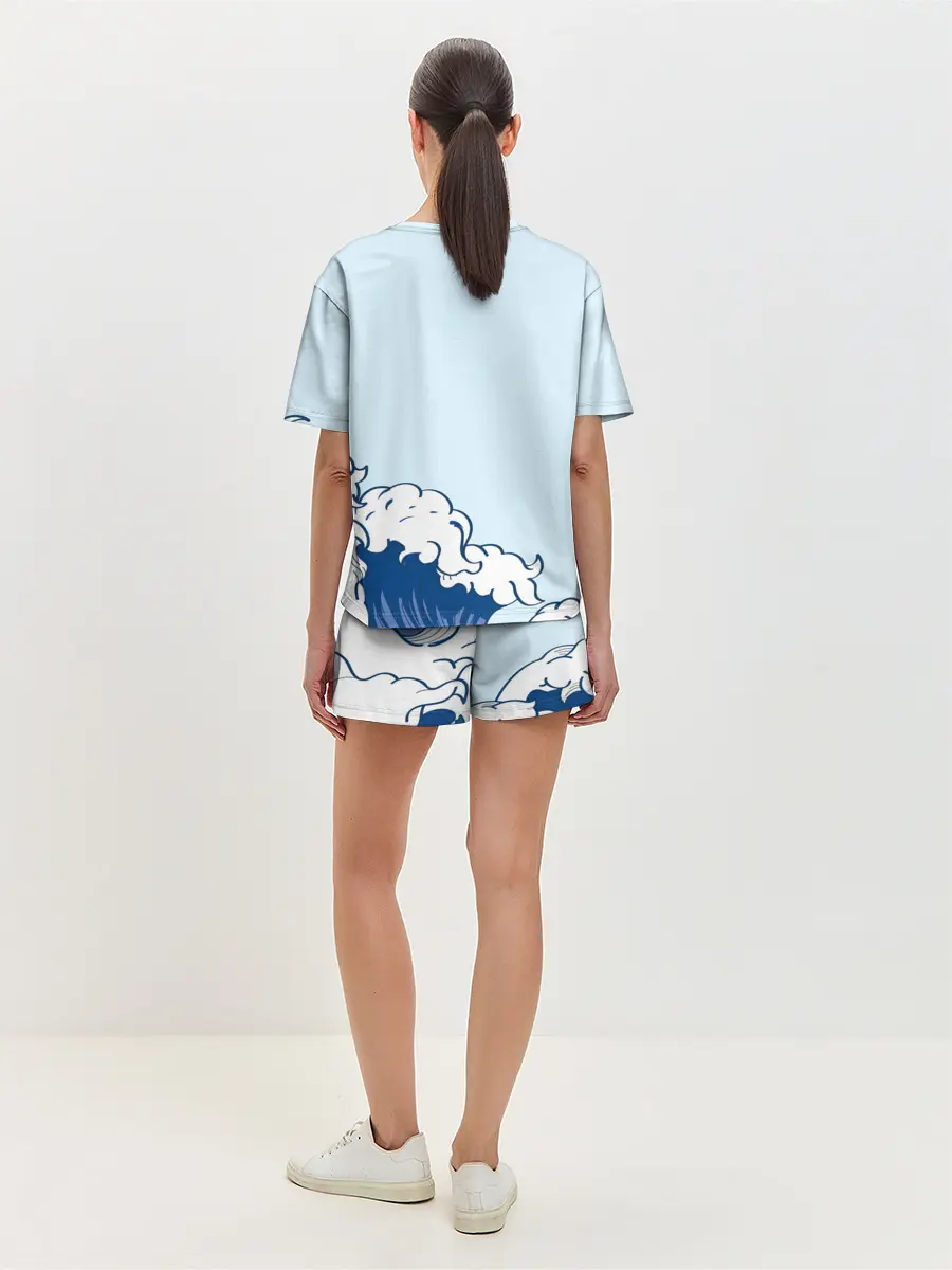 Женская пижама с шортами / Nautilus Pompilius океан