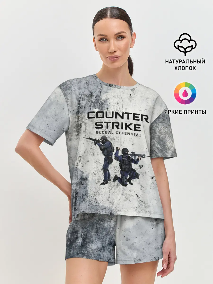 Женская пижама с шортами / COUNTER TERRORIST | CS GO