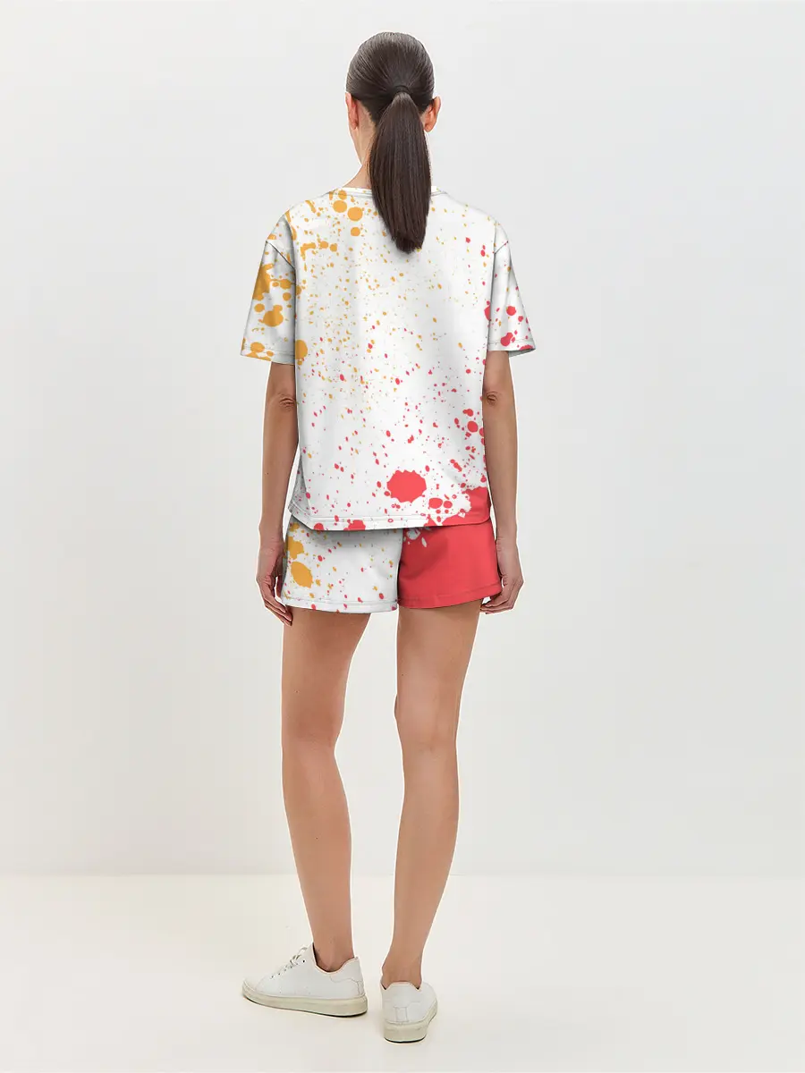 Женская пижама с шортами / Pop It - Rocket - Paint