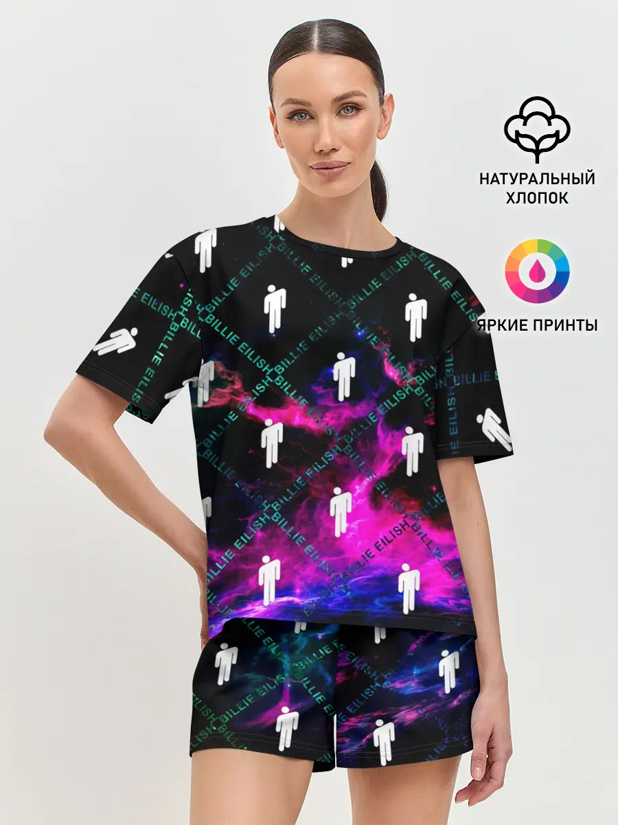Женская пижама с шортами / BILLIE EILISH