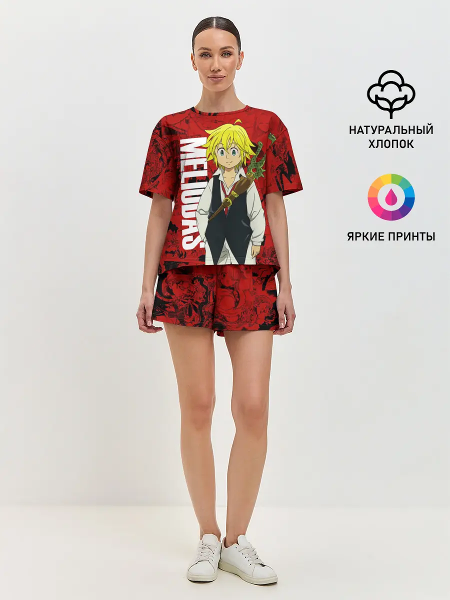 Женская пижама с шортами / Мелиодас, Meliodas